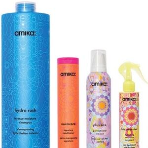 Amika Hydration + Volume Haircare Bundle – 4 Piece Set